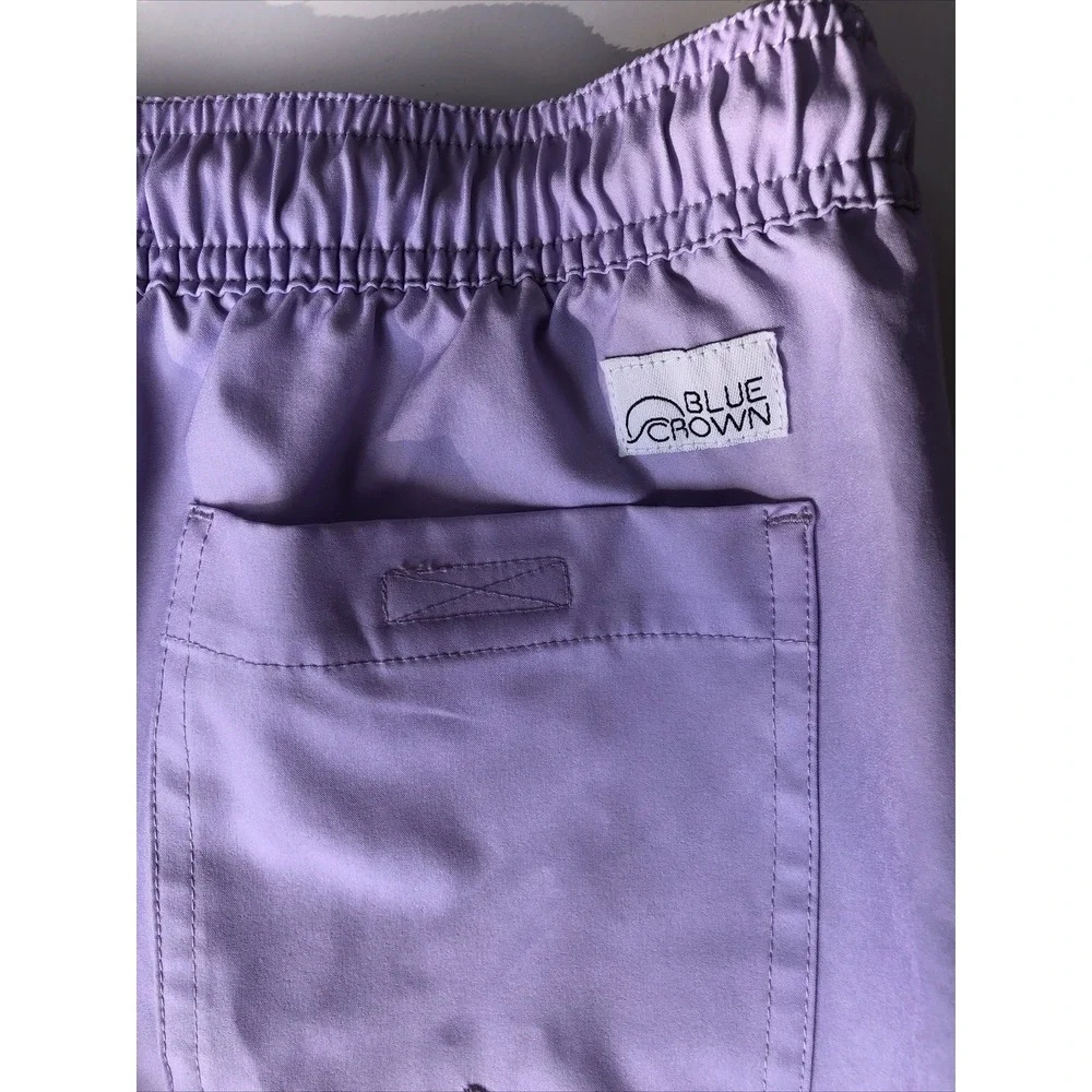 Tilly's Blue Crown Boy's Youth Swim Shorts Trunks Lavender Size Medium
